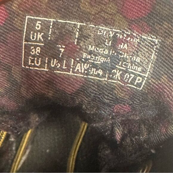 Doc Martens Dr. AirWair Luana Boots Bouncing Soles Women US 7 / EU 38 Y2K Goth - Picture 7 of 8